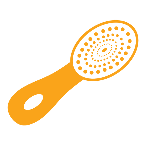 Escova de cabelo com cerdas naturais Desenho PNG