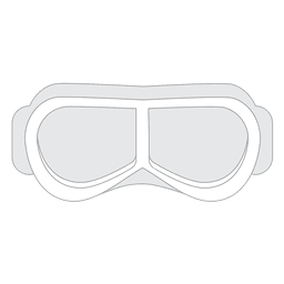 Paintball mask goggles PNG Design Transparent PNG