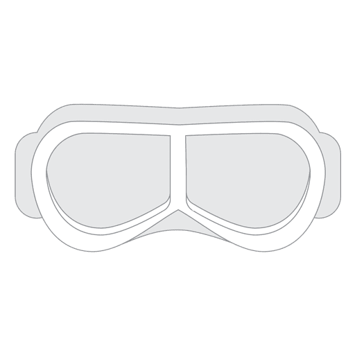 Gafas de máscara de paintball Diseño PNG