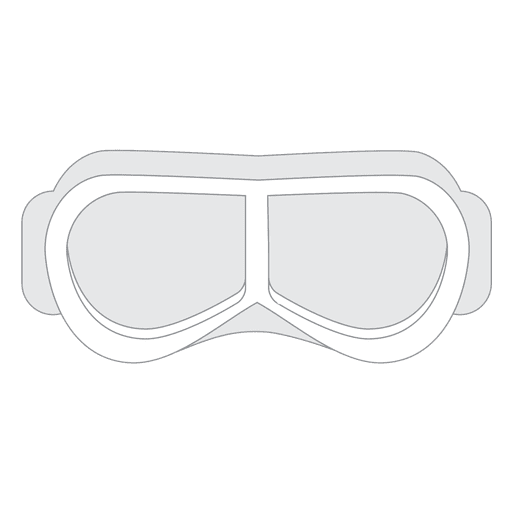 Paintball mask goggles PNG Design