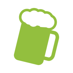 Party green clover mug PNG Design