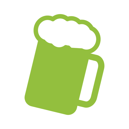 Party green clover mug PNG Design