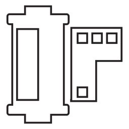 Fotofilmnegativ PNG-Design