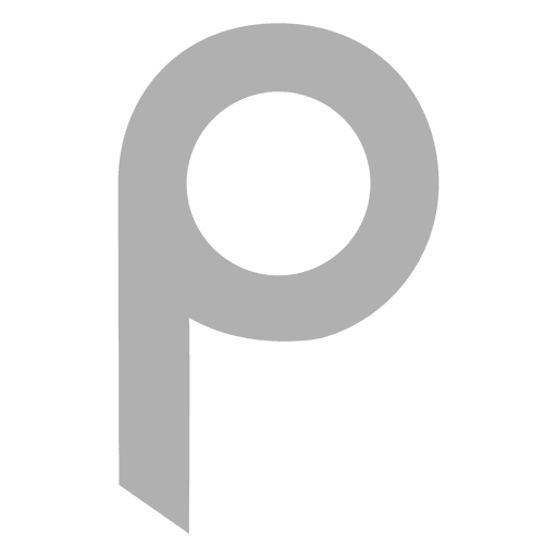 Sans serif p fuente Diseño PNG