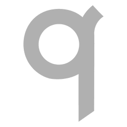 Sans serif q fuente Diseño PNG Transparent PNG