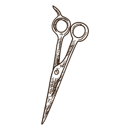 Scherenhaarschnittklingen PNG-Design