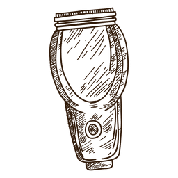 Rasierhaar schneiden Elektrorasierer PNG-Design