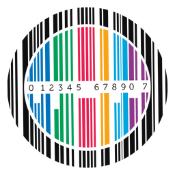 Placa de codebar de sinal Desenho PNG
