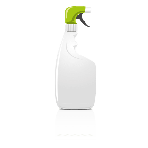 Botella de spray en blanco Diseño PNG
