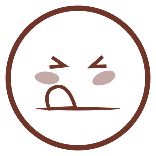 Zunge raus Emoticon PNG-Design