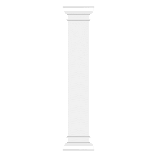 Columna griega toscana Diseño PNG
