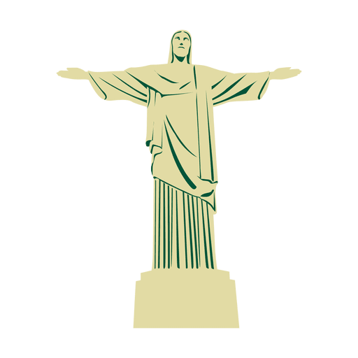 Reise Christus der Erlöser Brasilien PNG-Design