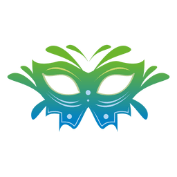 Travel colorful carnival mask PNG Design