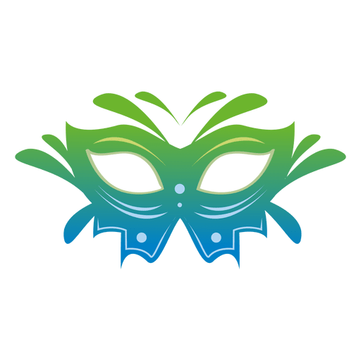 Máscara de carnaval colorida de viaje Diseño PNG