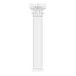Viajar columna griega corintia Diseño PNG