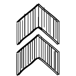 Cursor de ponta de seta triangular Desenho PNG