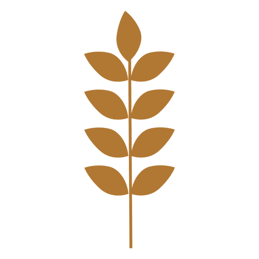 Sihouette de trigo Diseño PNG