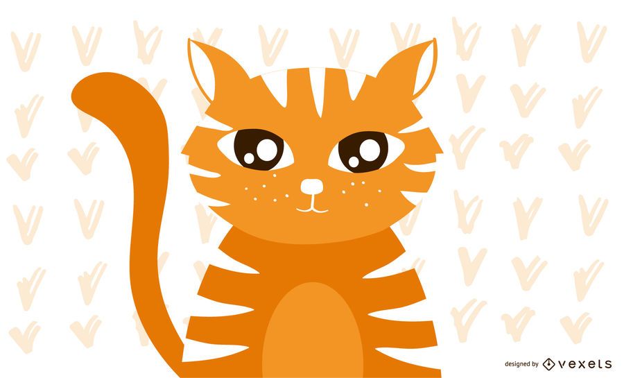 Ojos lindos gatito naranja Ojos lindos gatito naranja