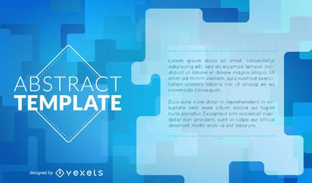 Blue poster design with dynamic shapes Blue poster design with dynamic shapes