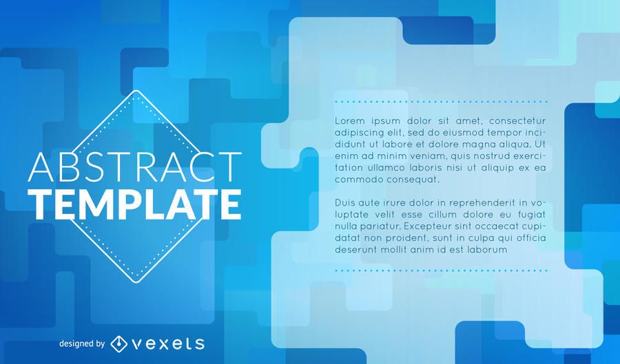 Blue poster design with dynamic shapes Blue poster design with dynamic shapes