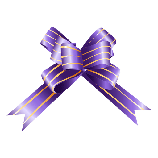Bow purple PNG Design