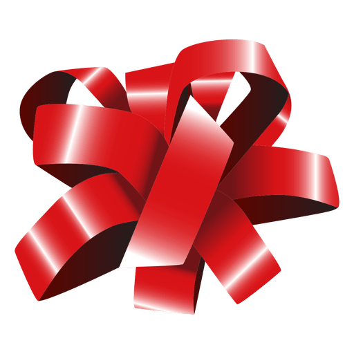 Bow red PNG Design