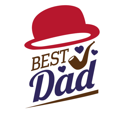 Download Fathers day best dad sticker - Transparent PNG & SVG vector file