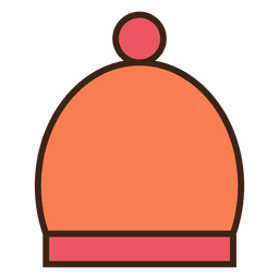 Hut Schnee PNG-Design