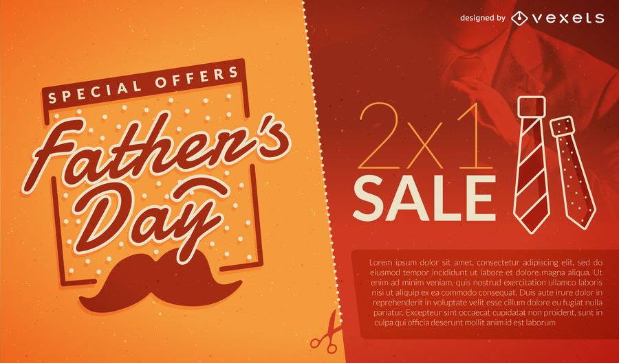 Father's Day sale flyer Father's Day sale flyer