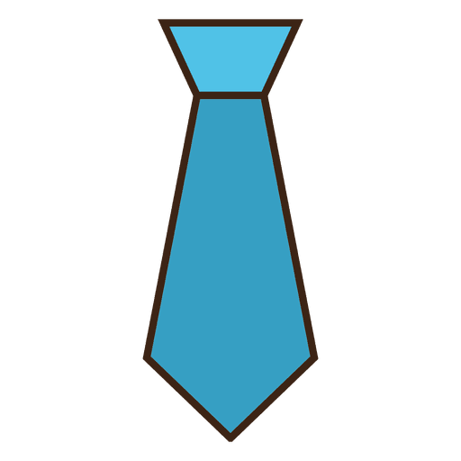 Blaue Krawattenkleidung PNG-Design