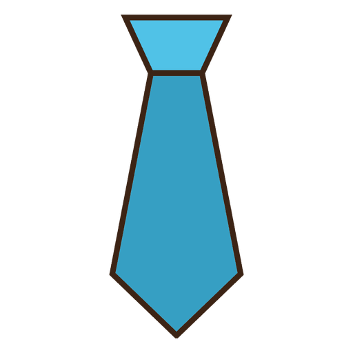 Blue tie clothes PNG Design