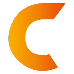 Isotipo origami letra c Diseño PNG