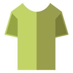 Green tshirt clothes PNG Design