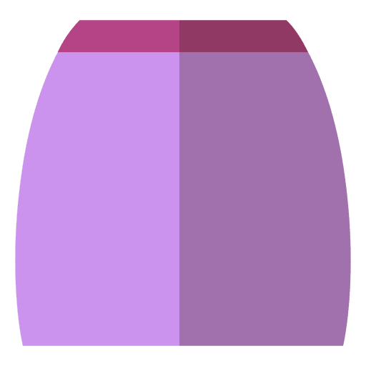 Purple skirt  clothes PNG Design