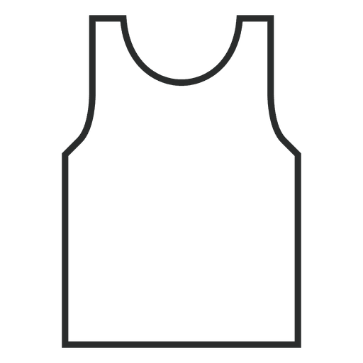 Icono de trazo de camisa Diseño PNG