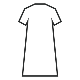 Ropa de vestir de trazo simple Diseño PNG