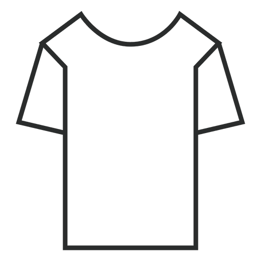 Stroke tshirt clothes - Transparent PNG & SVG vector file