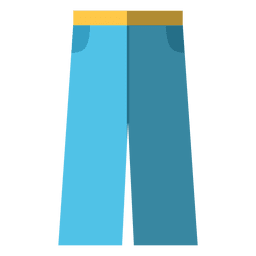 Blue jean clothing PNG Design