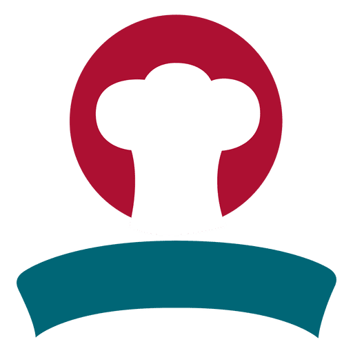 Chef hat ribbon isotype PNG Design
