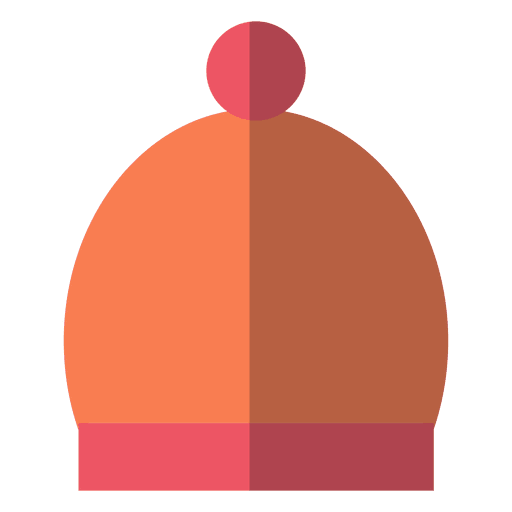 Flat orange hat - Transparent PNG & SVG vector file