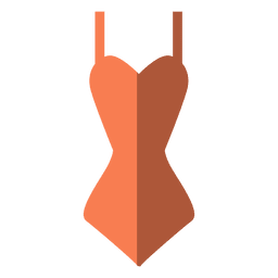 Roupa de maiô plana Desenho PNG