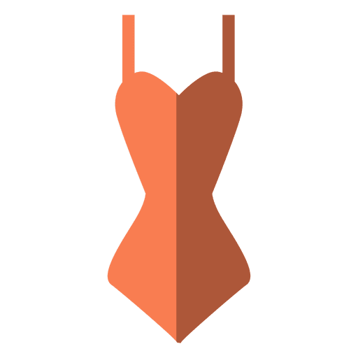 Flat swimsuit clothing PNG Design