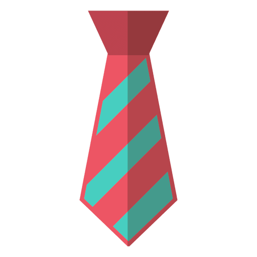 Flache Krawattenkleidung PNG-Design