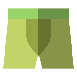 Green underwear clothing PNG Design Transparent PNG
