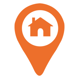 Hausstandort-Markierungssymbol PNG-Design