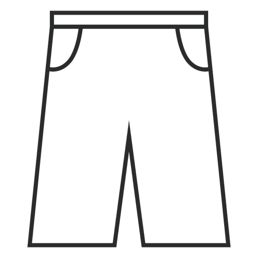 Icono de pantalones cortos de jeans