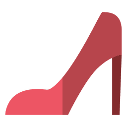 Red shoes clothing PNG Design
