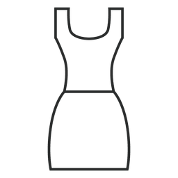Ropa de vestir de trazo Diseño PNG