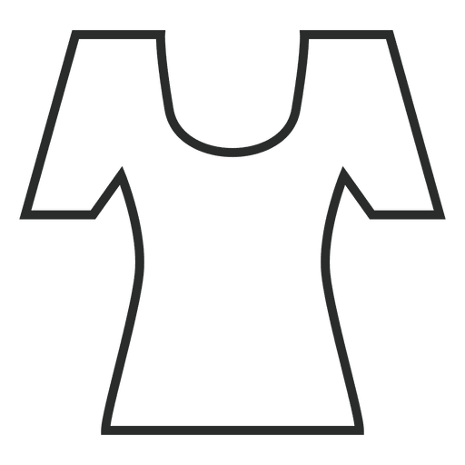 Camisa con icono de trazo Diseño PNG