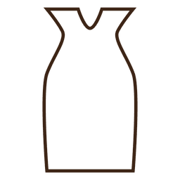 Ícone de camisa Stroke Desenho PNG